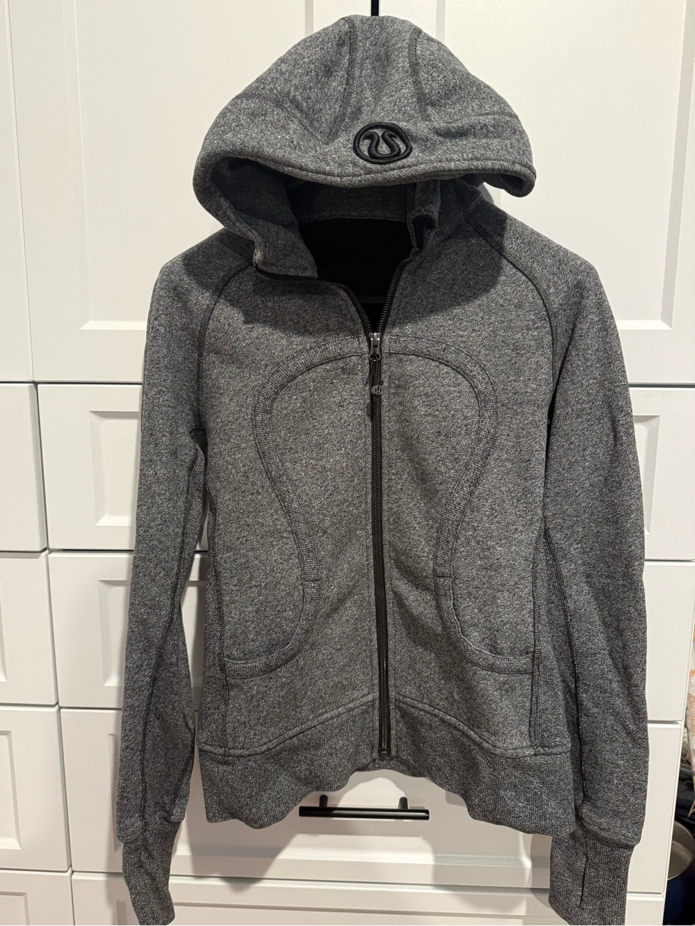lululemon Scuba Heather Gray Hooded Jacket